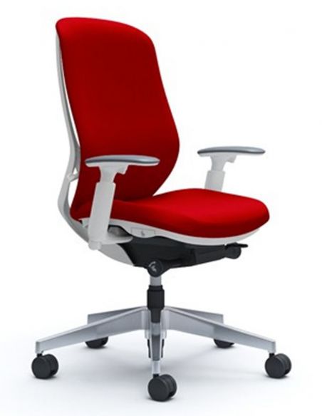 Крісло OKAMURA SYLPHY HIGH BACK FABRIC WHITE для персоналу