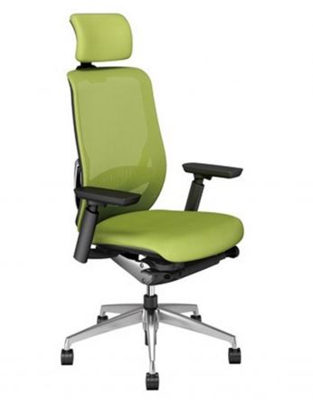 Крісло Okamura Zephyr Light ергономічне для персоналу c підголовником