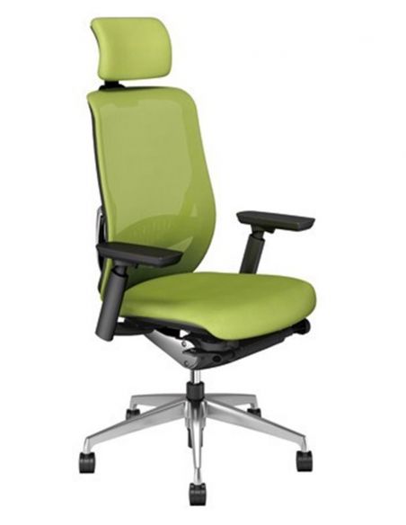 Крісло Okamura Zephyr Light ергономічне для персоналу c підголовником