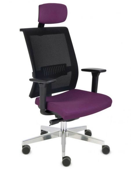 Крісло GROSPOL LEVEL BS HD Chrome, для оператора