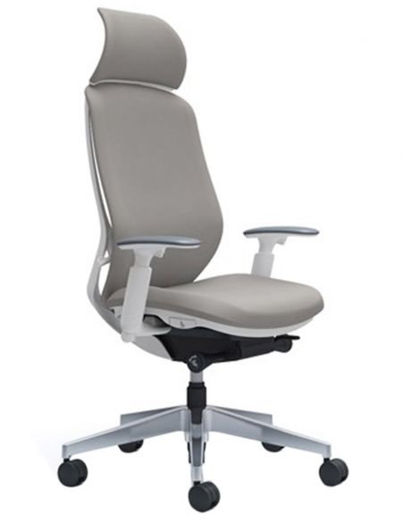 Крісло Okamura SYLPHY EXTRA HIGH WHITE для керівника