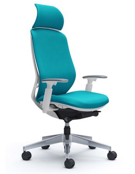 Крісло Okamura SYLPHY EXTRA HIGH WHITE для керівника