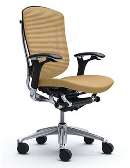 Крісло OKAMURA CONTESSA з тканинним сидінням, комп'ютерне