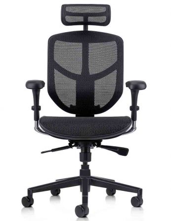 Крісло ENJOY CLASSIC 2 BLACK MESH ергономічне 2
