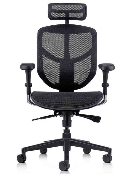 Крісло ENJOY CLASSIC 2 BLACK MESH ергономічне