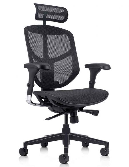Крісло ENJOY CLASSIC 2 BLACK MESH ергономічне