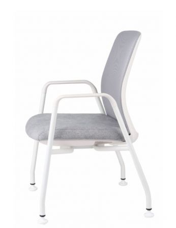 КРІСЛО СТІЛЕЦЬ ДЛЯ ВІДВІДУВАЧА GROSPOL AXEL, БІЛИЙ КОРПУС 2