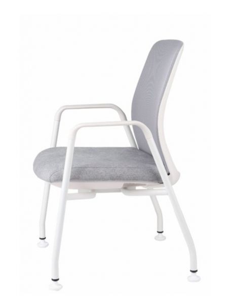 КРІСЛО СТІЛЕЦЬ ДЛЯ ВІДВІДУВАЧА GROSPOL AXEL, БІЛИЙ КОРПУС