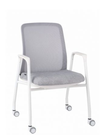 КРІСЛО СТІЛЕЦЬ ДЛЯ ВІДВІДУВАЧА GROSPOL AXEL З КОЛЕСАМИ,...