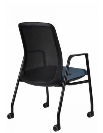 КРІСЛО СТІЛЕЦЬ ДЛЯ ВІДВІДУВАЧА GROSPOL AXEL З КОЛЕСАМИ,... 2