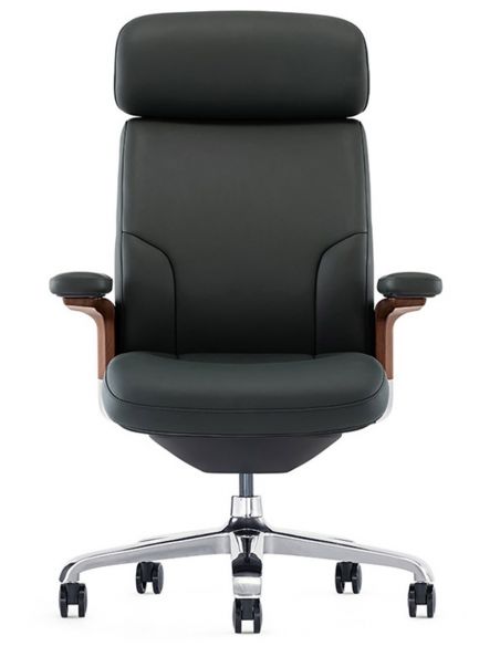 КРІСЛО ROVER FK006-A ДЛЯ КЕРІВНИКА, ШКІРЯНЕ, ЗЕЛЕНЕ