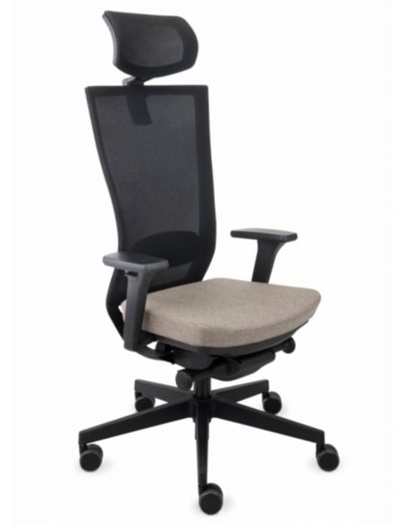 КРІСЛО GROSPOL MARTI BS HD BLACK, ергономічне