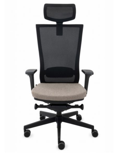 КРІСЛО GROSPOL MARTI BS HD BLACK, ергономічне