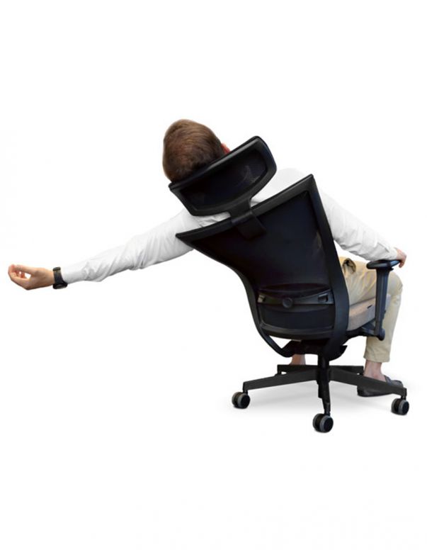 КРІСЛО GROSPOL MARTI BS HD BLACK,...