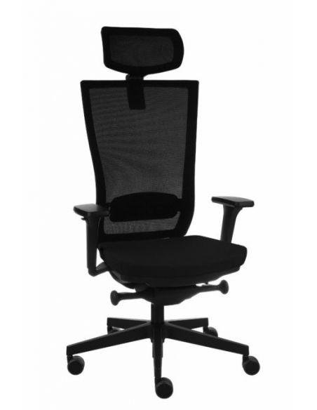 КРІСЛО GROSPOL MARTI BS HD BLACK, ергономічне