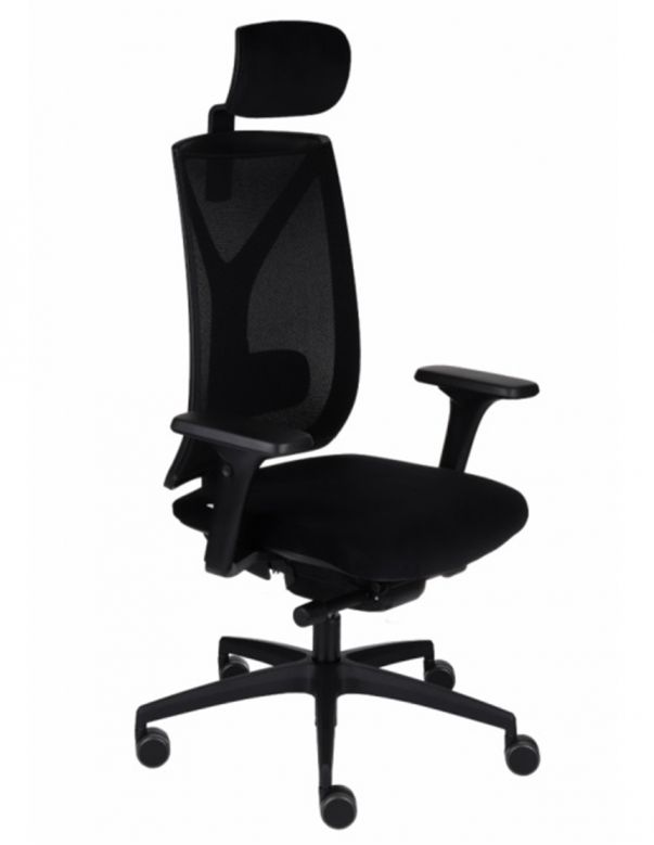 КРІСЛО GROSPOL VALIO BS HD BLACK,...