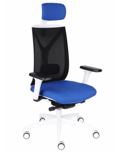 КРІСЛО GROSPOL VALIO WS HD WHITE ергономічне