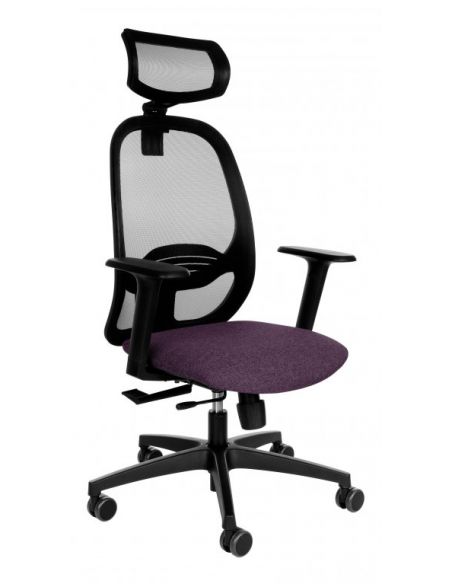 КРІСЛО GROSPOL NODI BS HD ДЛЯ ОПЕРАТОРА, чорний корпус