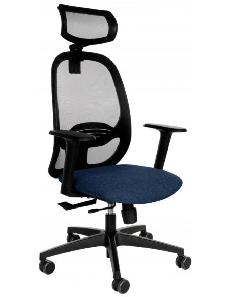 КРІСЛО GROSPOL NODI BS HD ДЛЯ ОПЕРАТОРА, чорний корпус