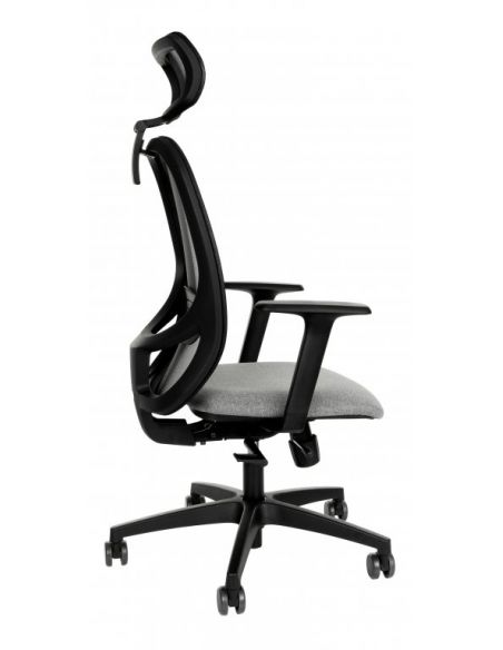 КРІСЛО GROSPOL NODI BS HD ДЛЯ ОПЕРАТОРА, чорний корпус