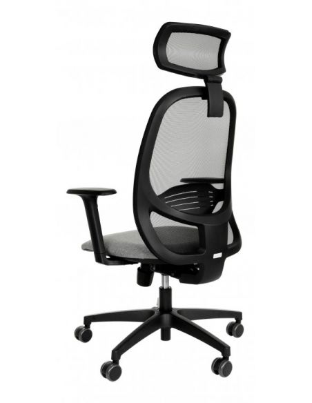 КРІСЛО GROSPOL NODI BS HD ДЛЯ ОПЕРАТОРА, чорний корпус