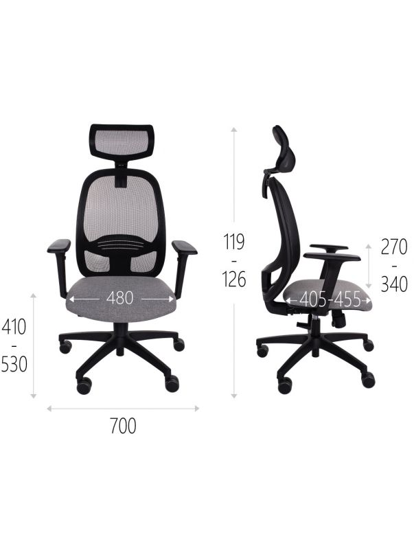КРІСЛО GROSPOL NODI BS HD ДЛЯ...