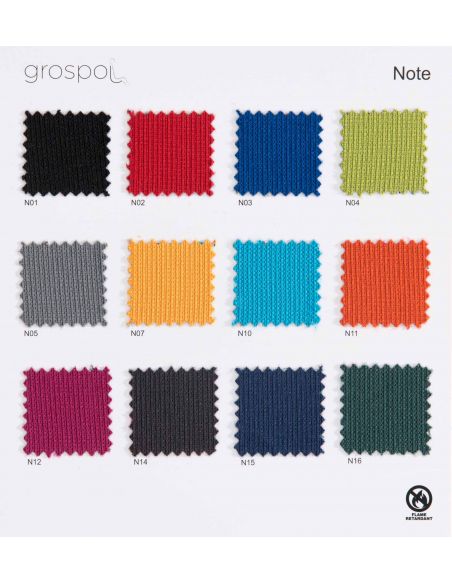 КРІСЛО GROSPOL NODI BS HD ДЛЯ ОПЕРАТОРА, чорний корпус