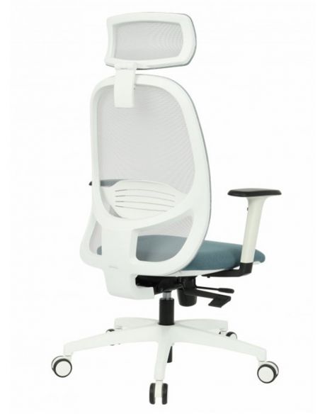 КРІСЛО GROSPOL NODI WS HD ДЛЯ ОПЕРАТОРА, білий корпус