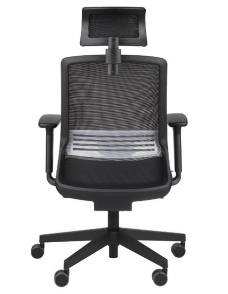 КРІСЛО GROSPOL COCO BS HD BLACK ДЛЯ ОПЕРАТОРА