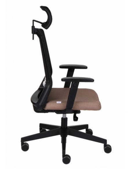 КРІСЛО GROSPOL COCO BS HD BLACK ДЛЯ ОПЕРАТОРА