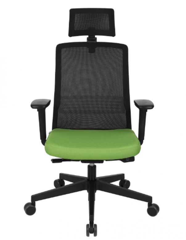 КРІСЛО GROSPOL COCO BS HD BLACK ДЛЯ...