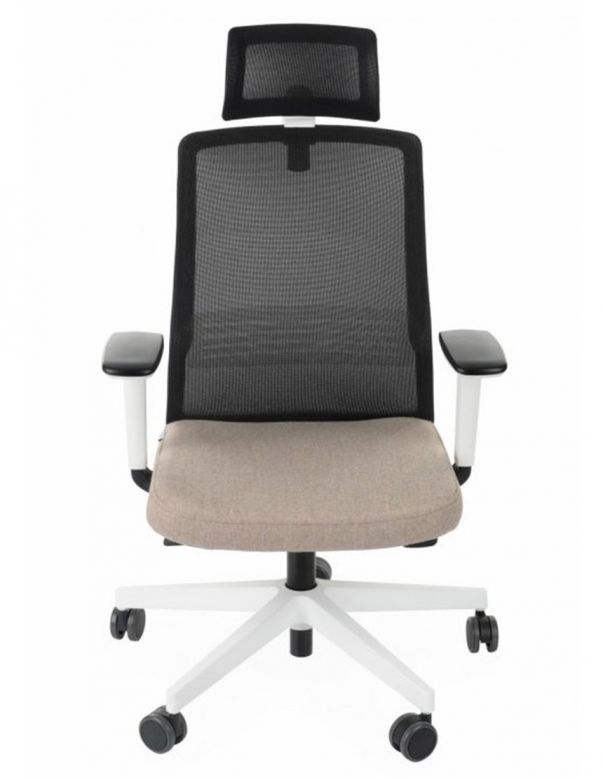 КРІСЛО GROSPOL COCO WS HD WHITE ДЛЯ...