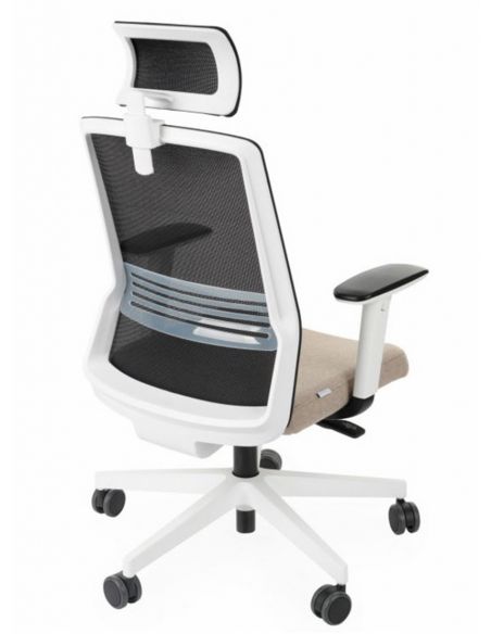 КРІСЛО GROSPOL COCO WS HD WHITE ДЛЯ ОПЕРАТОРА