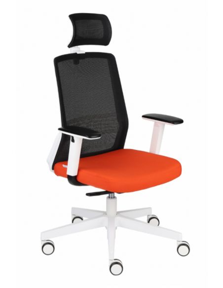 КРІСЛО GROSPOL COCO WS HD WHITE ДЛЯ ОПЕРАТОРА