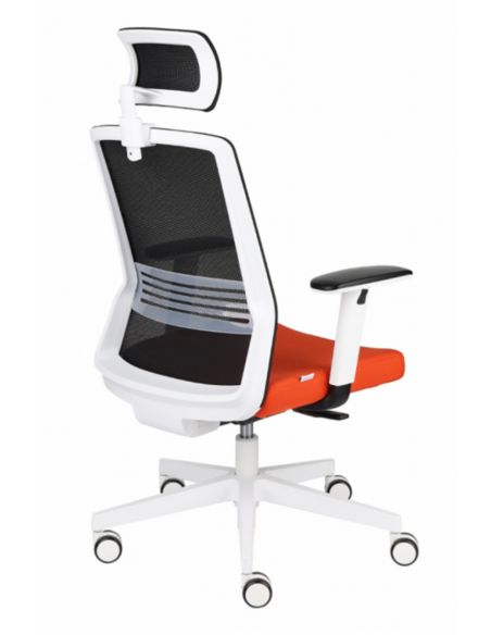 КРІСЛО GROSPOL COCO WS HD WHITE ДЛЯ ОПЕРАТОРА