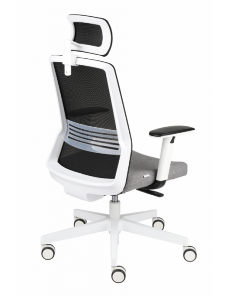 КРІСЛО GROSPOL COCO WS HD WHITE ДЛЯ ОПЕРАТОРА