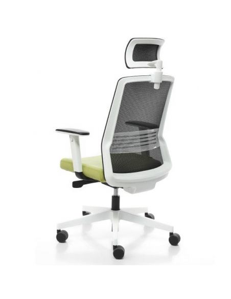 КРІСЛО GROSPOL COCO WS HD WHITE ДЛЯ ОПЕРАТОРА