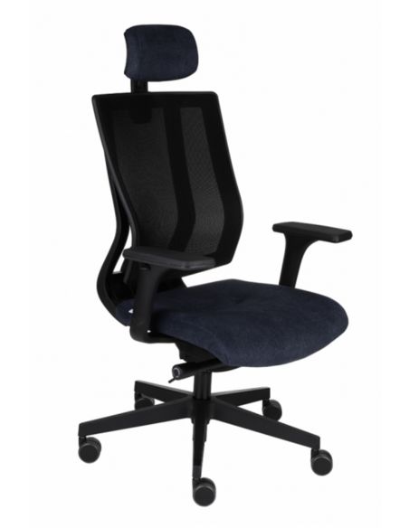 КРІСЛО GROSPOL MAXPRO BS HD ДЛЯ ОПЕРАТОРА, чорний корпус