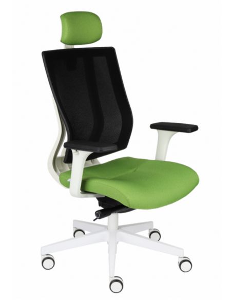 КРІСЛО GROSPOL MAXPRO WS HD ДЛЯ ОПЕРАТОРА, білий корпус