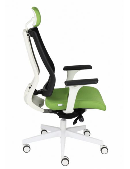 КРІСЛО GROSPOL MAXPRO WS HD ДЛЯ ОПЕРАТОРА, білий корпус