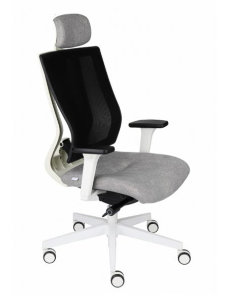 КРІСЛО GROSPOL MAXPRO WS HD ДЛЯ ОПЕРАТОРА, білий корпус