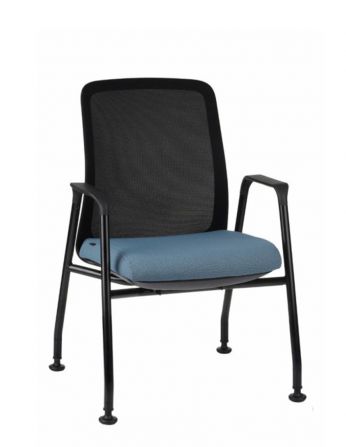 КРІСЛО СТІЛЕЦЬ ДЛЯ ВІДВІДУВАЧА GROSPOL AXEL, чорний КОРПУС