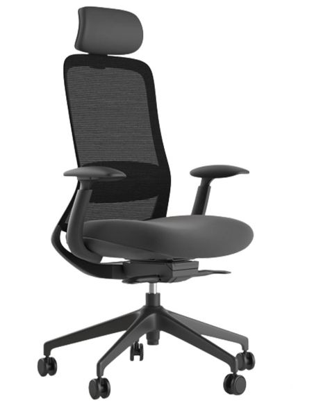 КРІСЛО KRESLALUX BELLA BS HD ДЛЯ ОПЕРАТОРА, чорний корпус