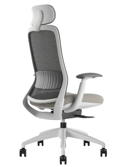 КРІСЛО KRESLALUX BELLA WS HD ДЛЯ ОПЕРАТОРА, білий корпус