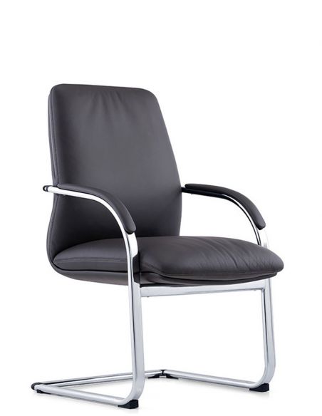 Крісло керівника шкіряне A2216 БЕЖЕВА ШКІРА