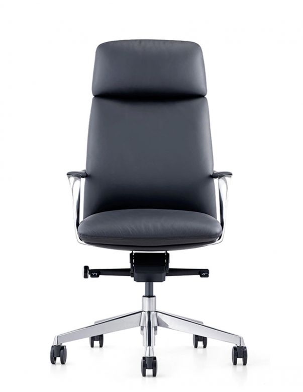 Крісло керівника шкіряне A2216 ЧОРНА...