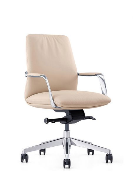 Крісло керівника шкіряне A2216 ЧОРНА ШКІРА