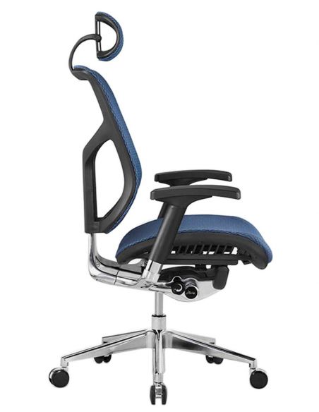 КРІСЛО EXPERT STAR (HSTM01) ДЛЯ КЕРІВНИКА, ергономічне, синя сітка