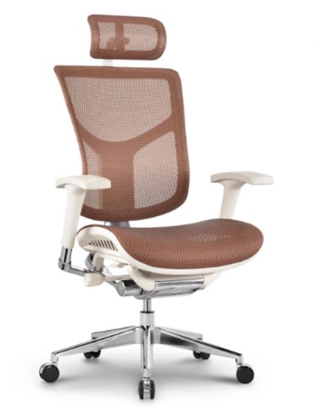 КРІСЛО EXPERT STAR (HSTM01-G) ДЛЯ КЕРІВНИКА, ергономічне, бордова сітка