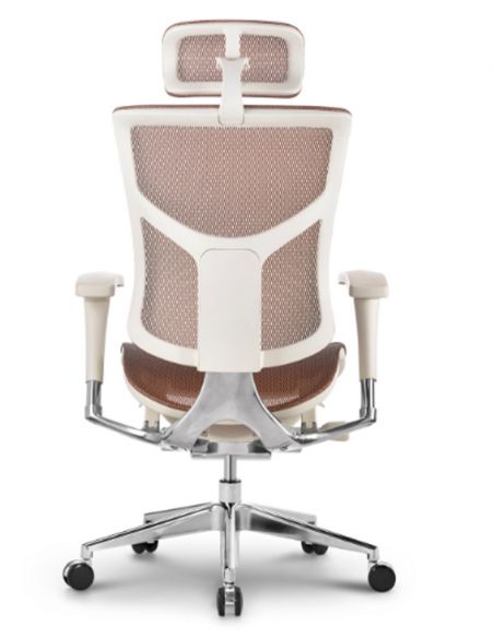 КРІСЛО EXPERT STAR (HSTM01-G) ДЛЯ КЕРІВНИКА, ергономічне, бордова сітка